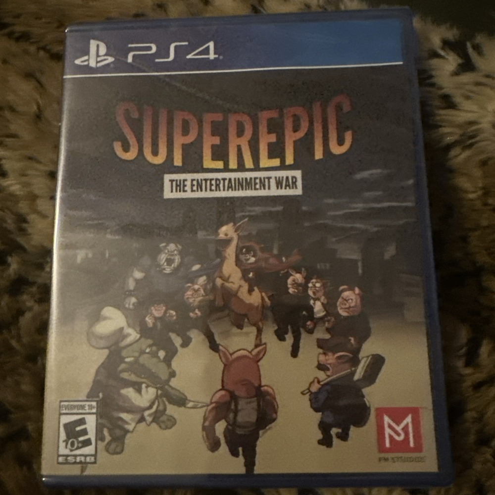 Superepic The Entertainment War Limited Run Games Sony PlayStation 4 PS4 NEW